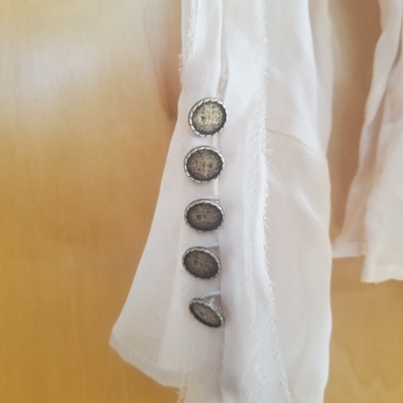 Zara Limited Edition semi-sheer blouse - Picture 4 of 6